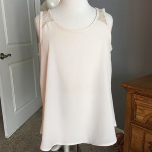 Bjewel lace panel top. Girls size 12🌹